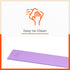 Kriya Classic Yoga Mat | Purple & Mauve (Size: 24” x 72” Thickness: 6mm)
